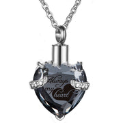 Stainless Steel Birthday Stone Urn Necklace Love – Jewelry Gift Ideas — 9