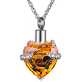 Stainless Steel Birthday Stone Urn Necklace Love – Jewelry Gift Ideas — 10