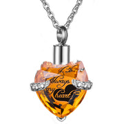 Stainless Steel Birthday Stone Urn Necklace Love – Jewelry Gift Ideas — 10