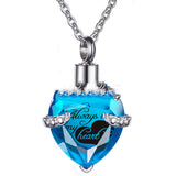 Stainless Steel Birthday Stone Urn Necklace Love – Jewelry Gift Ideas — 7