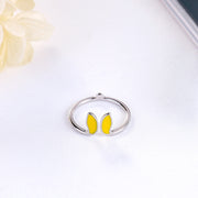 Dripping Glaze Bunny Ears Female Open Ring – Gifts for Her — 6