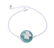 Silver Creative Ancient Style Flower Hand Decoration – Stylish Gifts — 1