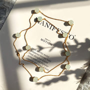 Jewel Style Colored Crystal Sweater Chain New Long – Stylish Gifts — 1