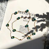 Jewel Style Colored Crystal Sweater Chain New Long – Stylish Gifts — 3