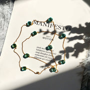 Jewel Style Colored Crystal Sweater Chain New Long – Stylish Gifts — 3