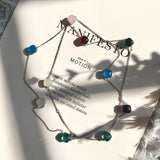 Jewel Style Colored Crystal Sweater Chain New Long – Stylish Gifts — 10