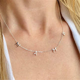 Copper Letter Necklace, Mother's Day Series – Jewelry Gift Ideas — 4