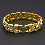 Rhinestone Cuban Bracelet Mens Hip Hop Star – Jewelry Gift Ideas — 2