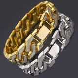 Rhinestone Cuban Bracelet Mens Hip Hop Star – Jewelry Gift Ideas — 1