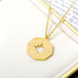 Octagonal Compass Stainless Steel Necklace – Jewelry Gift Ideas — 3