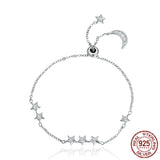 Sterling Silver S925 Korean Style Simple Star Bracelet – Stylish Gifts — 1