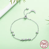 Sterling Silver S925 Korean Style Simple Star Bracelet – Stylish Gifts — 5