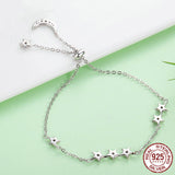 Sterling Silver S925 Korean Style Simple Star Bracelet – Stylish Gifts — 3
