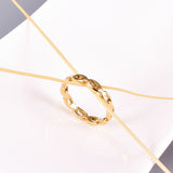 Geometric Fashion Chain Hollow Square Chain European – Stylish Gifts — 1