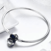 Starry Sky S925 Sterling Silver Bangle Bracelet – Jewelry Gift Ideas — 1