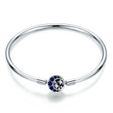 Starry Sky S925 Sterling Silver Bangle Bracelet – Jewelry Gift Ideas — 2