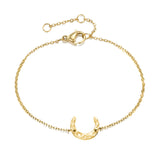 Creative Moon Shaped Bracelet Women's Gold Plated – Stylish Gifts — 4