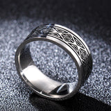Mens And Womens Triangle Titanium Ring 8mm Stainless – Stylish Gifts — 4