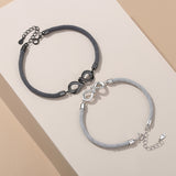 925 Sterling Silver Mobius Couple Bracelet – Jewelry Gift Ideas — 6