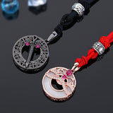 S925 Silver Princess Knight Couple Necklace – Jewelry Gift Ideas — 2