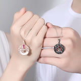 S925 Silver Princess Knight Couple Necklace – Jewelry Gift Ideas — 1