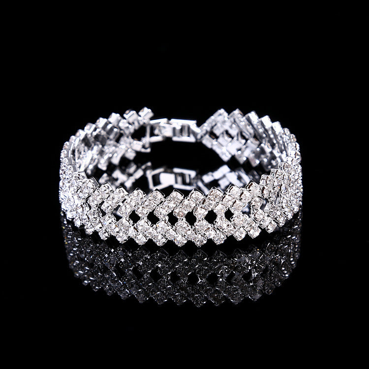 Fashion Multi-layer Exquisite Diamond Bracelet – Stylish Gifts — 1