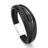 Jewelry Cowhide Rope Braided Men's Leather – Jewelry Gift Ideas — 1
