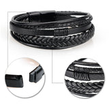 Jewelry Cowhide Rope Braided Men's Leather – Jewelry Gift Ideas — 5