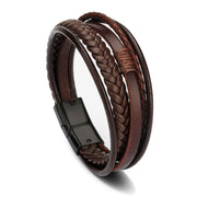 Jewelry Cowhide Rope Braided Men's Leather – Jewelry Gift Ideas — 4