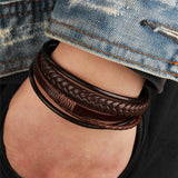 Jewelry Cowhide Rope Braided Men's Leather – Jewelry Gift Ideas — 3