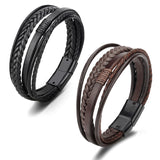 Jewelry Cowhide Rope Braided Men's Leather – Jewelry Gift Ideas — 7