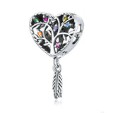 Heart-Shaped Tree Of Life Beaded S925 Sterling – Meaningful Gifts — 5