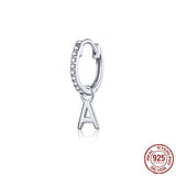 Personalised Initial Earrings 925 Sterling Silver – Stylish Gifts — 2