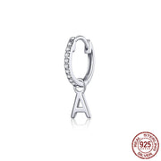 Personalised Initial Earrings 925 Sterling Silver – Stylish Gifts — 2