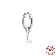 Personalised Initial Earrings 925 Sterling Silver – Stylish Gifts — 5