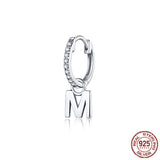 Personalised Initial Earrings 925 Sterling Silver – Stylish Gifts — 1