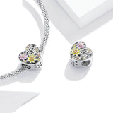 Sterling Silver Flower Love Beads Wild Bracelet – Jewelry Gift Ideas — 3