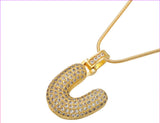 26 Original English Alphabet Hip Hop Necklace – Jewelry Gift Ideas — 20