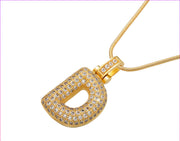 26 Original English Alphabet Hip Hop Necklace – Jewelry Gift Ideas — 12