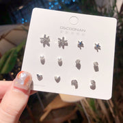 Simple Women's Small Earrings In Sterling Silver – Gifts for Her — 6