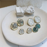 Freshwater Shell Colorful Design Earrings – Special Occasion Gifts — 7