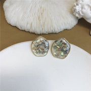 Freshwater Shell Colorful Design Earrings – Special Occasion Gifts — 4