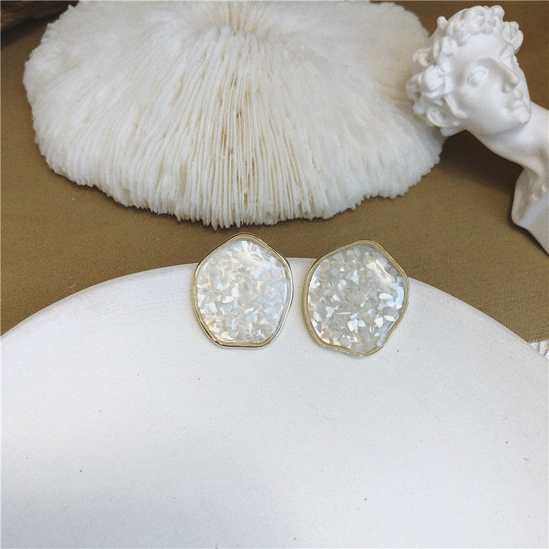Freshwater Shell Colorful Design Earrings – Special Occasion Gifts — 1