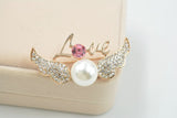 Fashion Star With Angel Wings Brooch – Jewelry Gift Ideas — 1