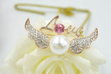 Fashion Star With Angel Wings Brooch – Jewelry Gift Ideas — 3