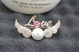 Fashion Star With Angel Wings Brooch – Jewelry Gift Ideas — 4