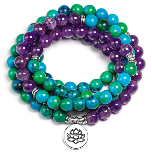 108 Natural Emperor Stone Lotus Bracelet Lotus – Jewelry Gift Ideas — 2