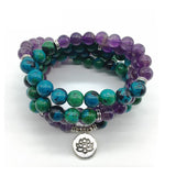108 Natural Emperor Stone Lotus Bracelet Lotus – Jewelry Gift Ideas — 1