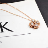 Rose Gold Jewelry Rotatable Steel Pendant – Jewelry Gift Ideas — 5