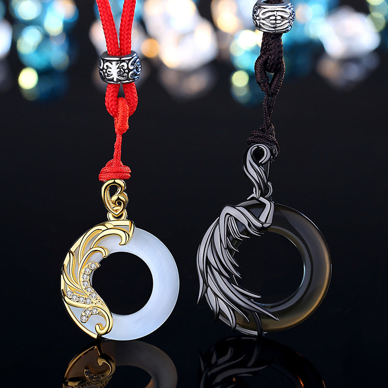 Original Design Angel Demon Couple Necklace 925 – Jewelry Gift Ideas — 1